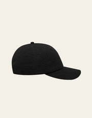 Les Deux - Seersucker Dad Cap - Noir - Casquette - LDM703026