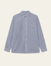 Les Deux - Kent Poplin Shirt - White/Blue Surf - Chemise - LDM410184