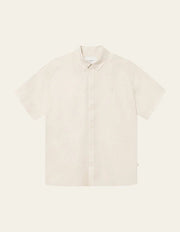 Les Deux - Kris Linen SS Shirt - Ivory-Chemise-LDM401053