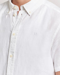 Les Deux - Kris Linen SS Shirt - White - Chemise - LDM401053