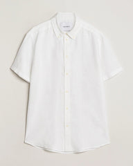 Les Deux - Kris Linen SS Shirt - White - Chemise - LDM401053