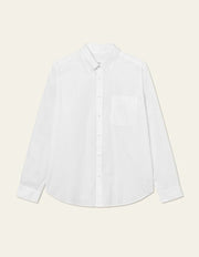 Les Deux - Kent Poplin Shirt - White/Black - Chemises - LDM410188