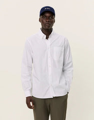 Les Deux - Kent Poplin Shirt - White/Black - Chemises - LDM410188