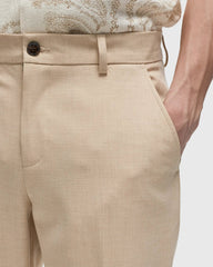 Les Deux - Como Reg Twill Pants - Light Desert Sand Melange - Pantalons et Shorts - LDM510137