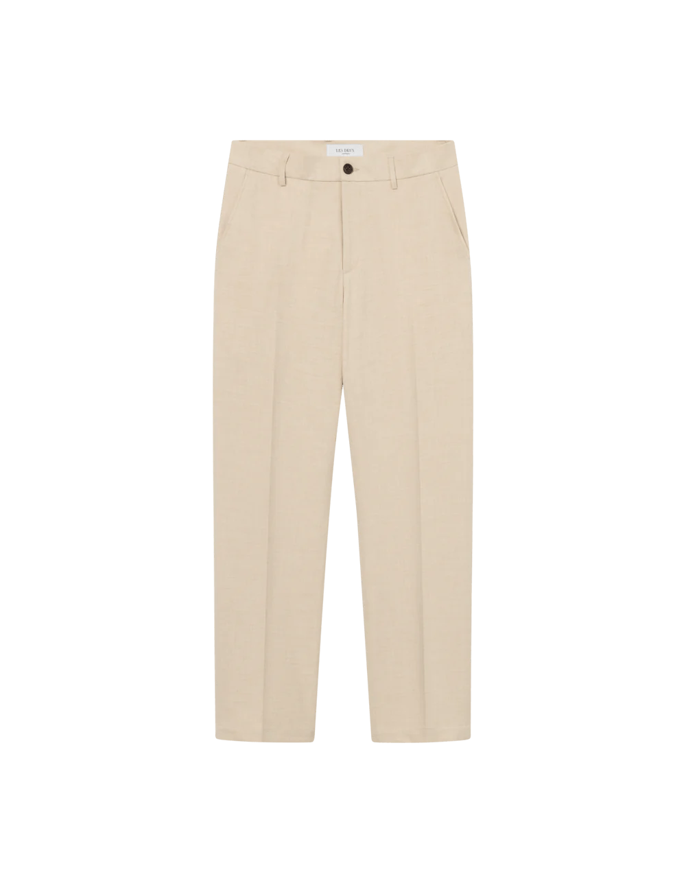 Les Deux - Como Reg Twill Pants - Light Desert Sand Melange - Pantalons et Shorts - LDM510137