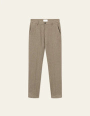 Les Deux - Como Reg Wool Suit Pants - Desert Taupe Melange - Pantalons et Shorts - LDM501093