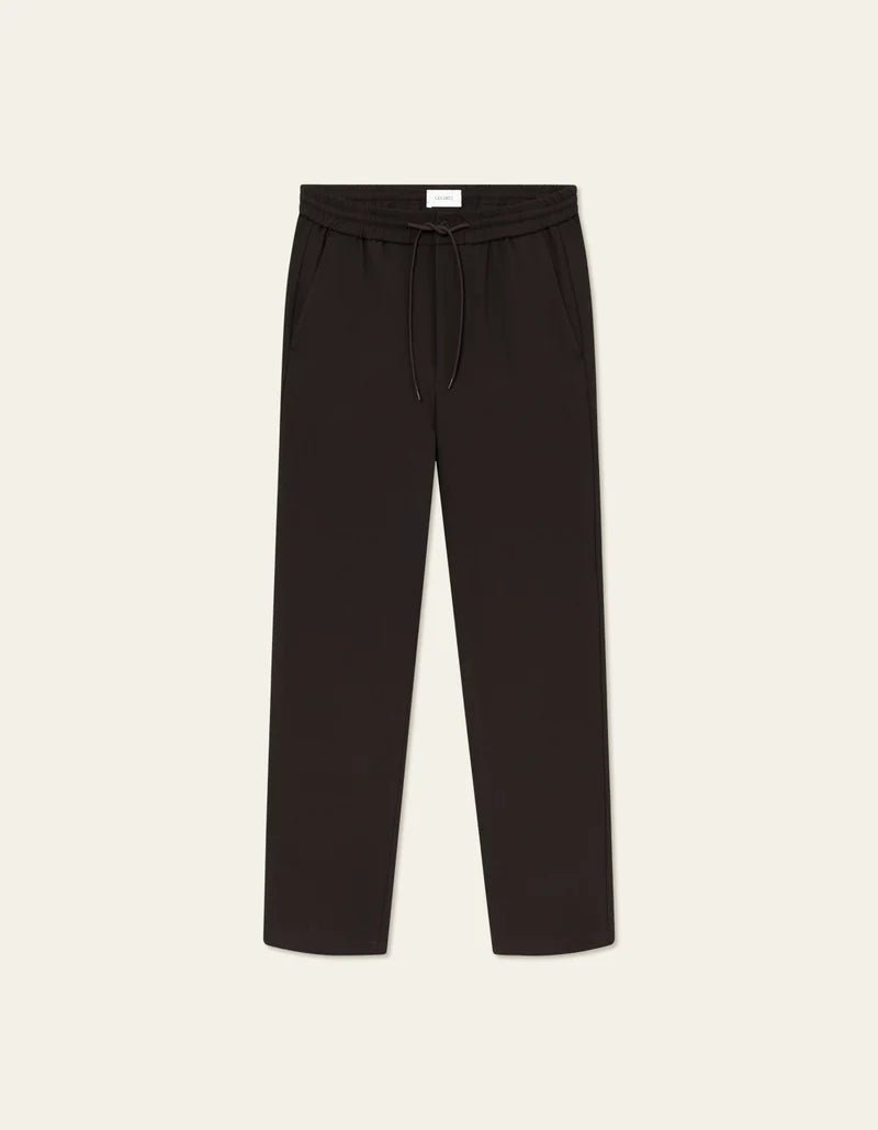 Les Deux - Como Tapered Drawstring Pants Seasonal - Coffee Brown - Pantalons et Shorts - LDM501101
