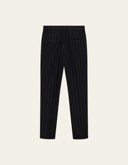 Les Deux - Como Twill Pinstripe Suit Pants - Dark navy/ Ivory-Pantalons et Shorts-LDM510123