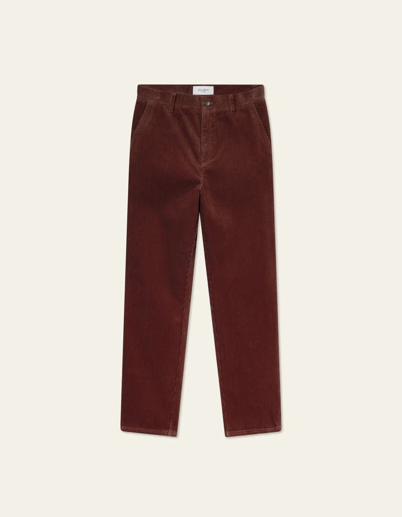 Les Deux - Kody Heavy Corduroy Pants - Fired Brick - Pantalons et Shorts - LDM510095