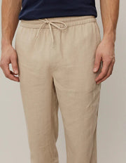 Les Deux - Patrick Linen Pants - Light Desert Sand-Pantalons et Shorts-LDM510131