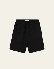 Les Deux - Patrick Seersucker Shorts - Black - Pantalons et Shorts - LDM511054