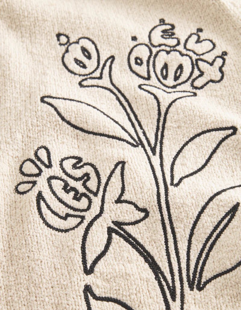 Les Deux - Brad Embroidery Cardigan - Ivory - Pulls et Sweats - LDM310154