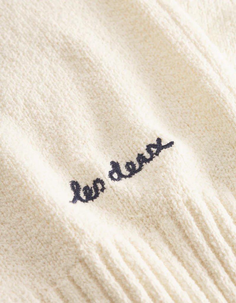 Les Deux - Brad Roundneck Knit - Ivory - Pulls et Sweats - LDM310125