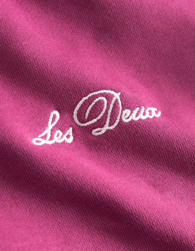 Les Deux - Crew Hoodie - Magenta - Pulls et Sweats - LDM202010