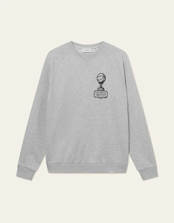 Les Deux - Tournament Sweatshirt - Snow Melange/Black - Pulls et Sweats - LDM200161