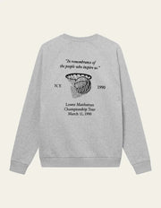 Les Deux - Tournament Sweatshirt - Snow Melange/Black - Pulls et Sweats - LDM200161