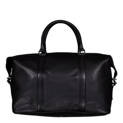 Les Deux - Leather Weekend Bag - Black - Sac de Voyage - LDM940064