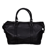 Les Deux - Leather Weekend Bag - Black - Sac de Voyage - LDM940064