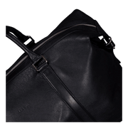 Les Deux - Leather Weekend Bag - Black - Sac de Voyage - LDM940064