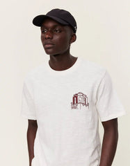 Les Deux - Hotel T - shirt - Light Ivory/ Dark Burgundy - T - shirt - LDM101177