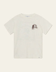 Les Deux - Hotel T - shirt - Light Ivory/ Dark Burgundy - T - shirt - LDM101177