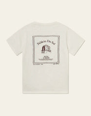 Les Deux - Hotel T - shirt - Light Ivory/ Dark Burgundy - T - shirt - LDM101177