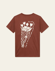 Les Deux - Bouquet T-shirt - Fired Brick - T-shirts - LDM101196