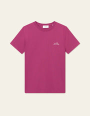 Les Deux - Crew T-shirt - Magenta - T-shirts - LDM101135