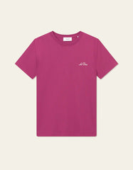 Les Deux - Crew T-shirt - Magenta - T-shirts - LDM101135