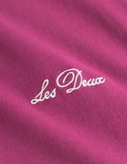 Les Deux - Crew T-shirt - Magenta - T-shirts - LDM101135