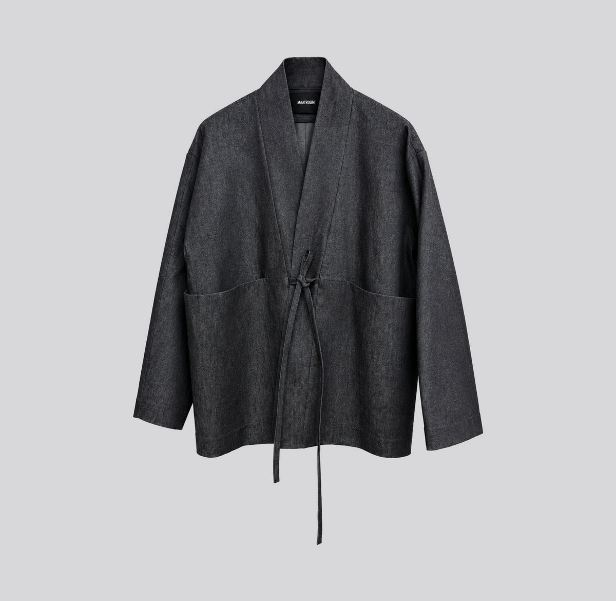 Maatroom Veste Kizuna gris anthracite – packshot, vue de face