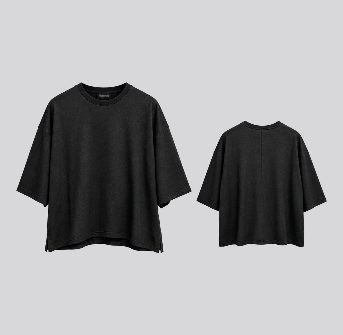 Maatroom Edo T-shirt – packshot catalogue (devant et dos)