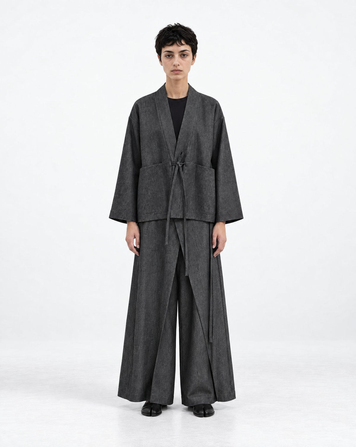 Maatroom – Veste Kizuna – Gris anthracite-Vestes et Manteaux-MAAT-05