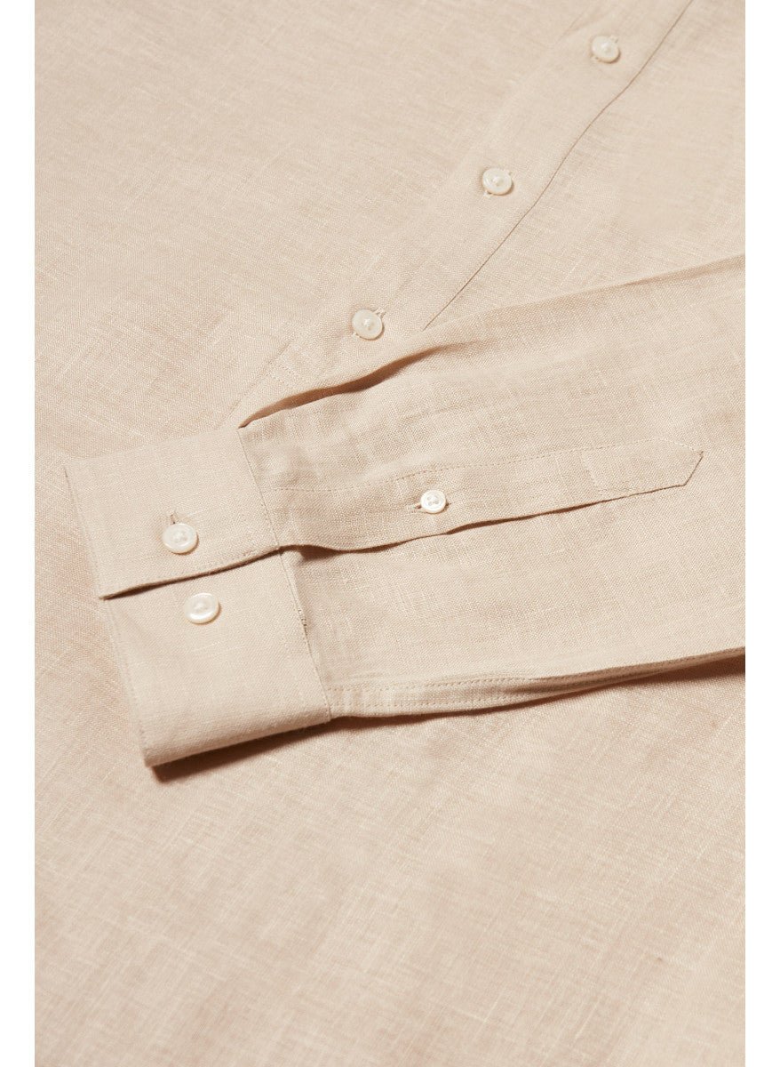 Maison Standards - Chemise en Lin Pablo - Beige - Chemises - H124C045TIU80