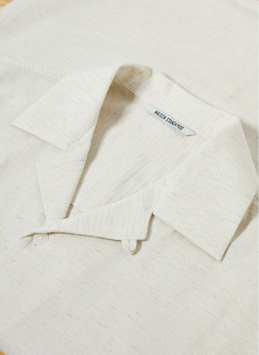 Maison Standards - Chemise Finn Mc Brodée - Beige Uni - Chemises - H125C032TI125