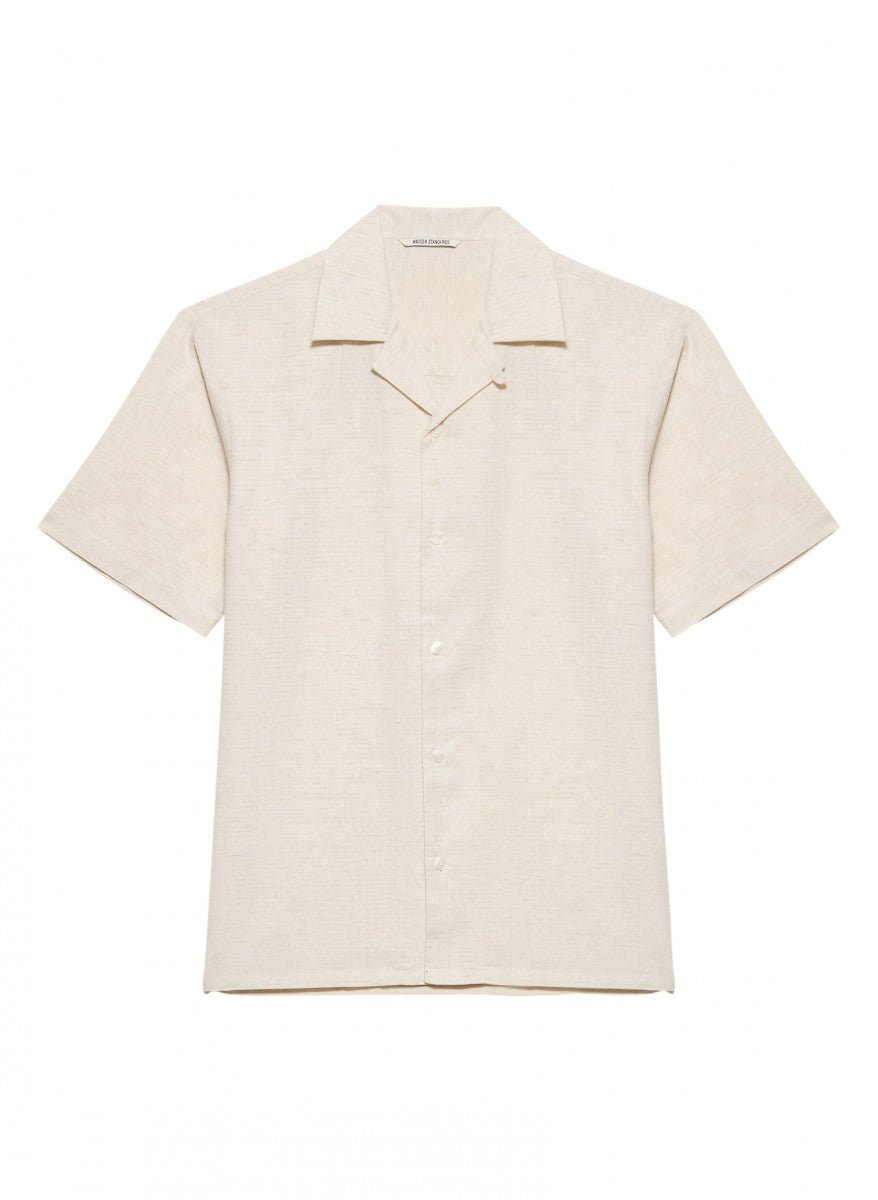 Maison Standards - Chemise Finn Mc Brodée - Beige Uni - Chemises - H125C032TI125