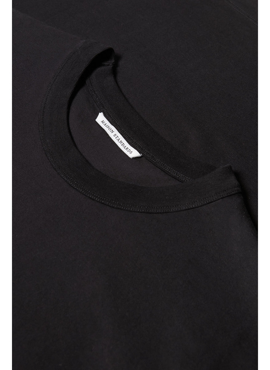 Maison Standards - T-shirt en Coton Keith - Noir - T-shirts - H125T031JER33