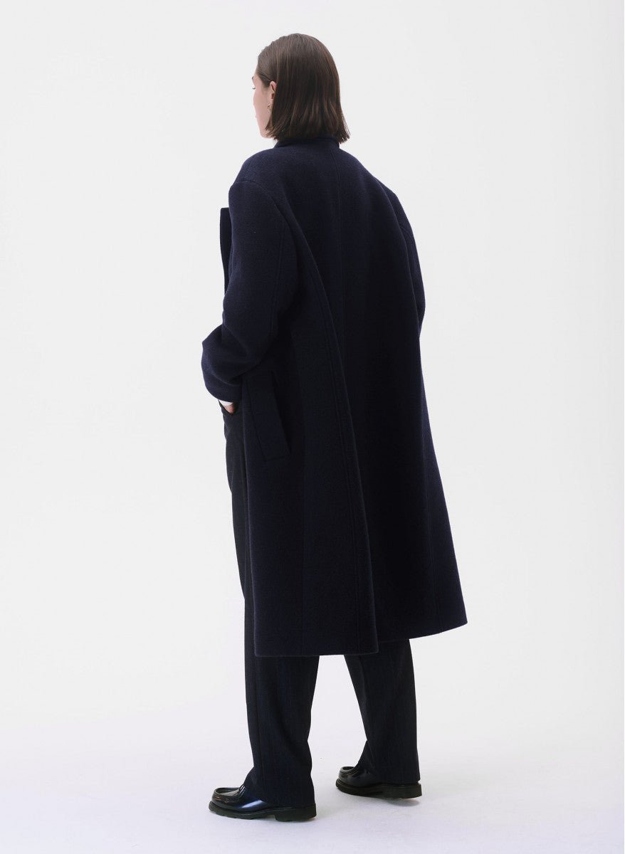 Maison Standards - Manteau Tribeca Unisexe double boutonnage - Bleu marine - Vestes et Manteaux - H224M039TI117