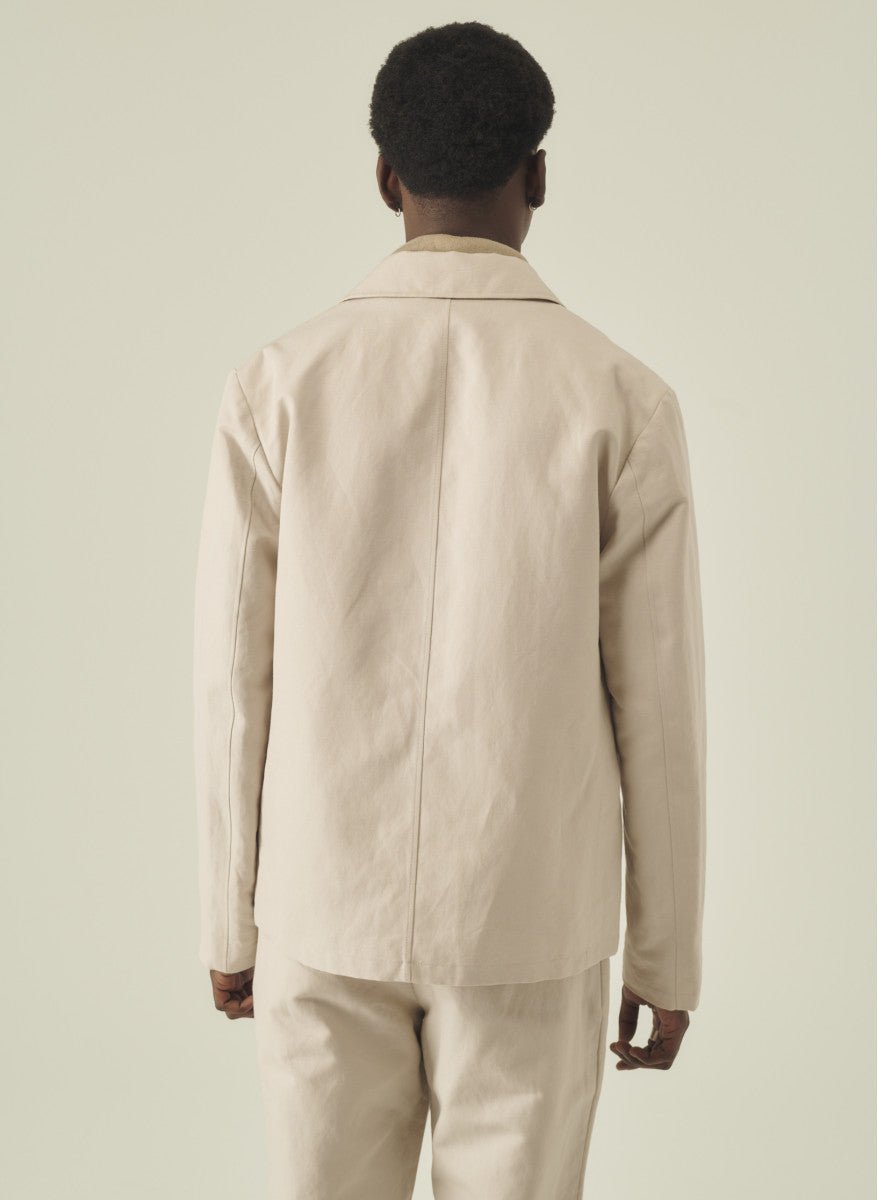 Maison Standards - Veste Légère en Lin Majorque - Ecru - Vestes et Manteaux - H125V046TI129