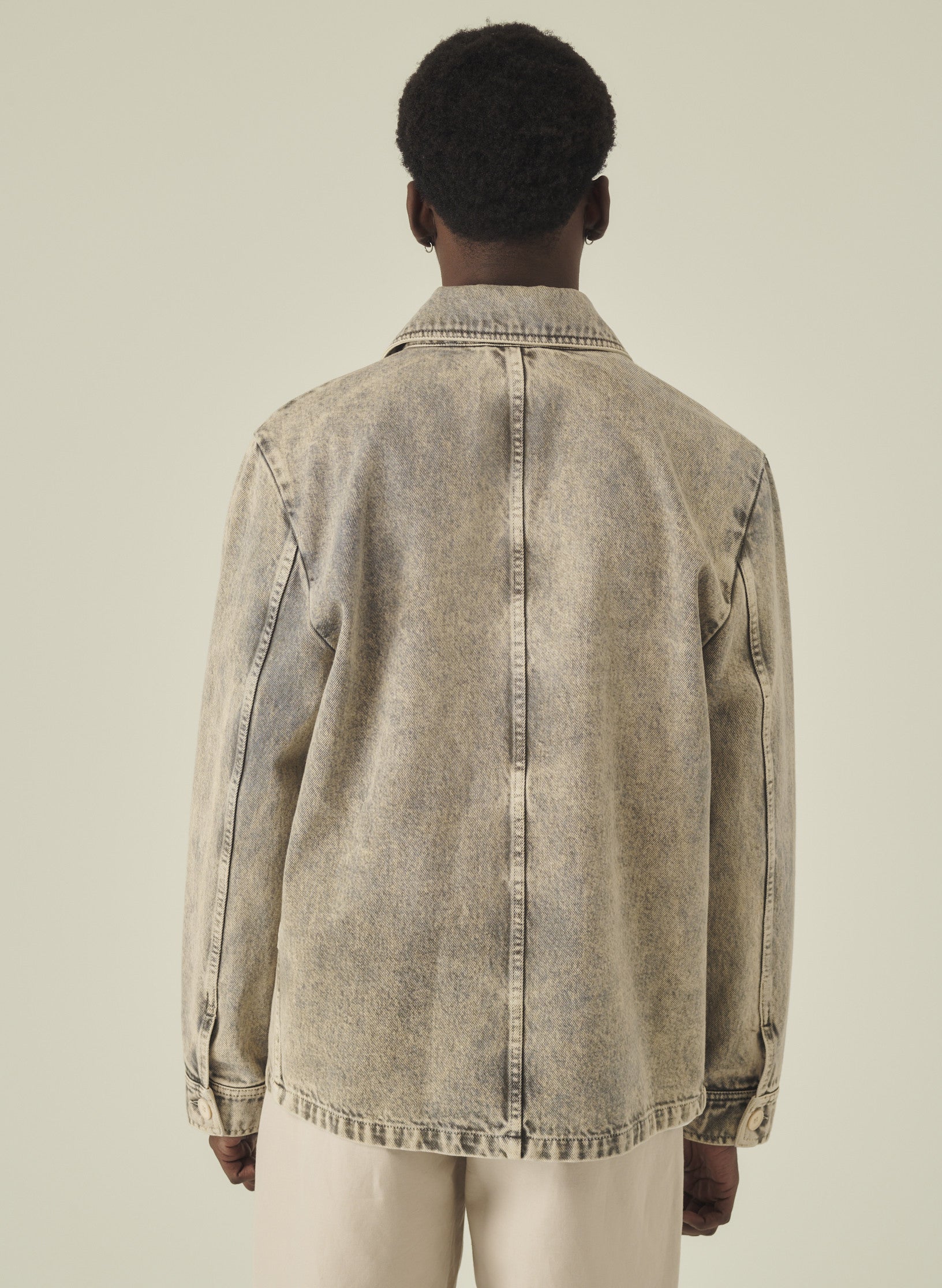 Maison Standards - Veste Peintre en Denim Vallauris - Bleu Orage - Vestes et Manteaux - H125V045DEN31