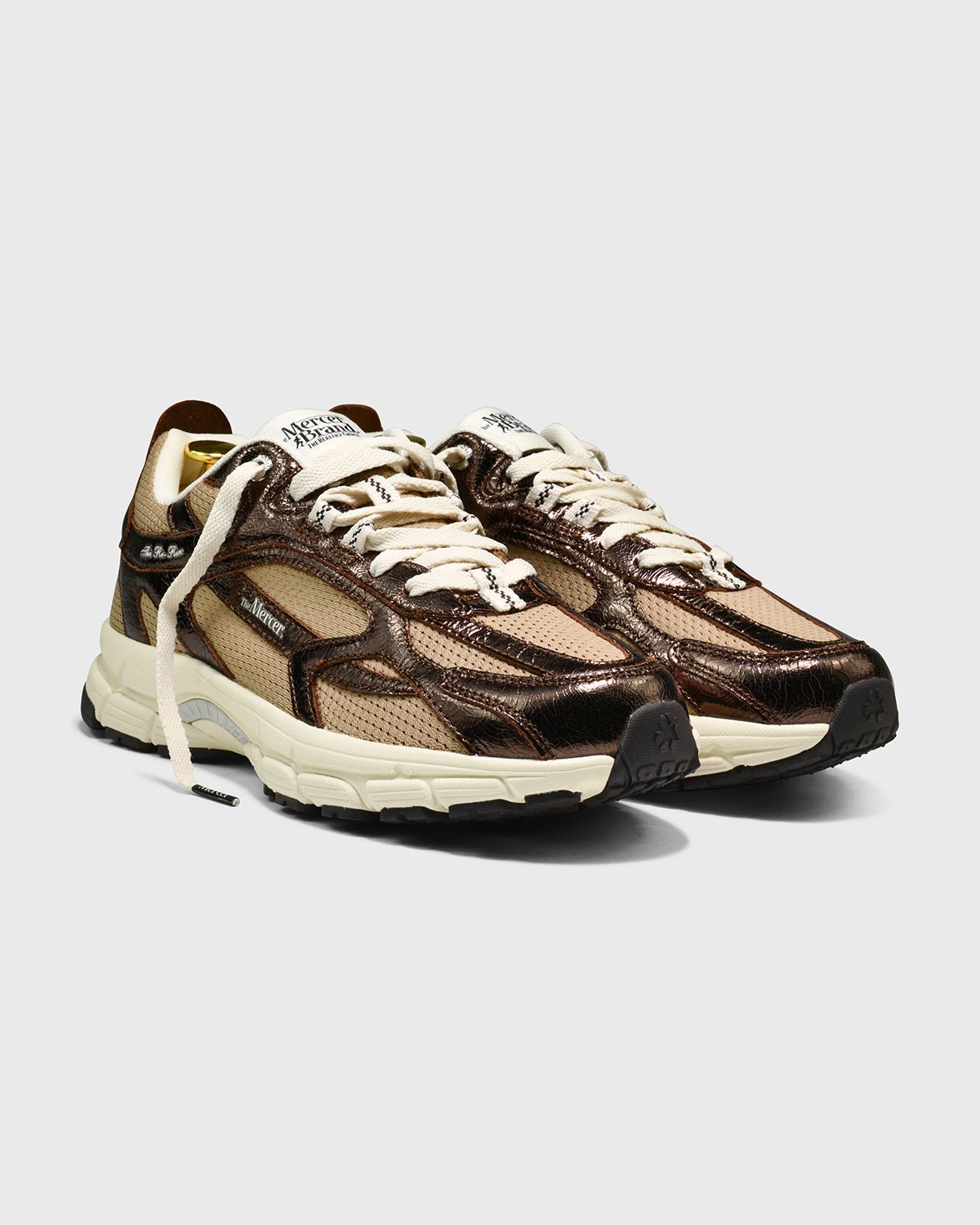 Mercer - The Re-Run Cracked - Brown-Chaussures-ME263006