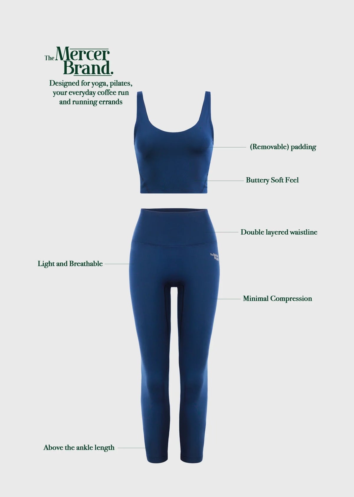 Mercer - The Mercer Legging Women - Blue-Gonne e Pantaloni-MEAP263022