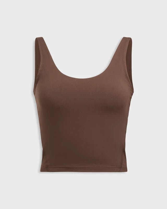Mercer - The Mercer Sport Top Women - Brown-Tops-MEAP263023
