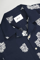 NN07 - Leo SS Shirt - Blue Navy - Chemises - 2425736599