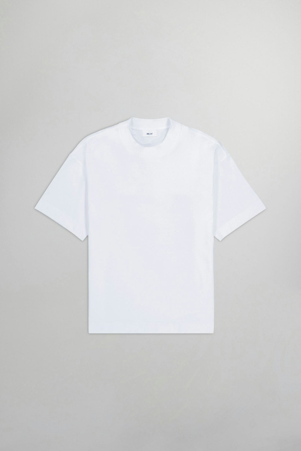 NN07 - Benja Smooth Cotton Tee - White - T - shirt - 