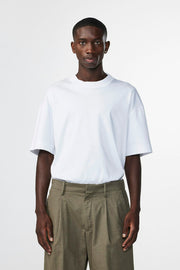 NN07 - Benja Smooth Cotton Tee - White - T - shirt - 