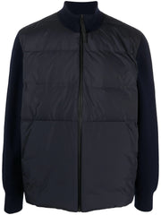 Norse Projects - Pertex Shield Hybrid Knit Full Zip Jacket - Black - Vestes et Manteaux - N55 - 0579