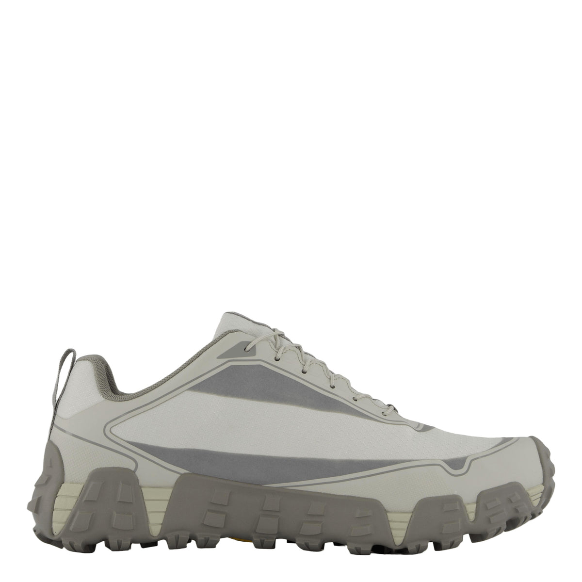 Norse Projects – Sneakers Lace Up Hyper Runner V08 – Bianco, vista laterale interna