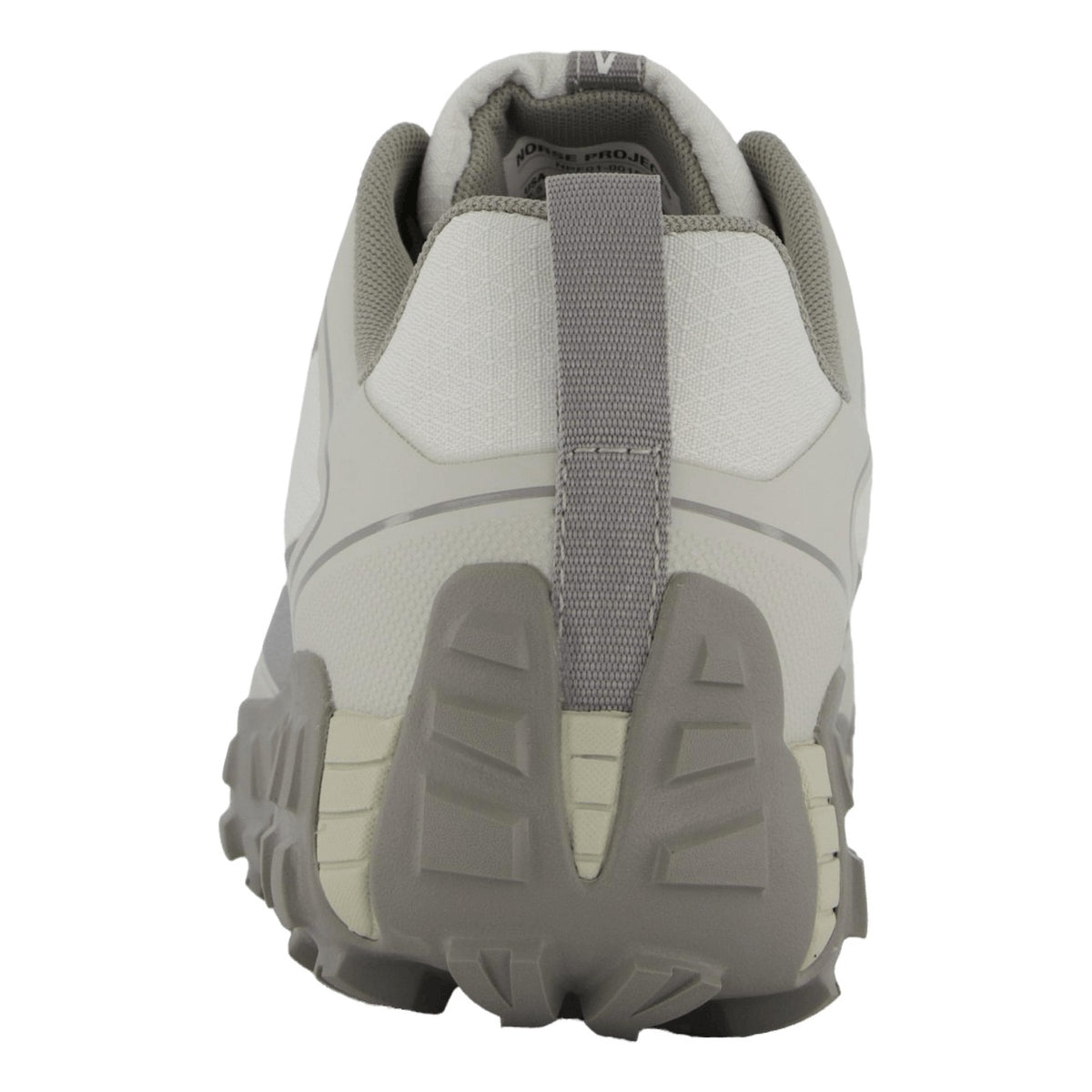 Norse Projects – Sneakers Lace Up Hyper Runner V08 – Bianco, vista posteriore