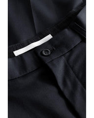 Norse Projects - Been Relaxed Light Wool Pleate Trousers - Dark Navy - Pantalons et Shorts - N25 - 0405